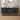 Storage Cabinet with Carved Symmetrical Design Door and Wood Colored Frame
