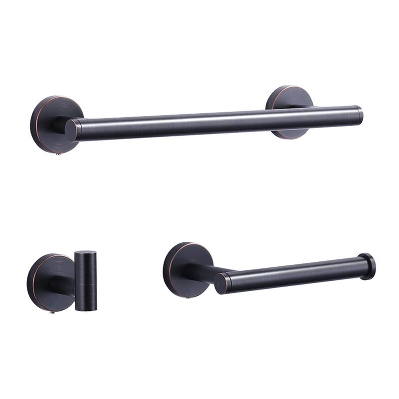 WOWOW 3-Pieces Bathroom Hardware Set