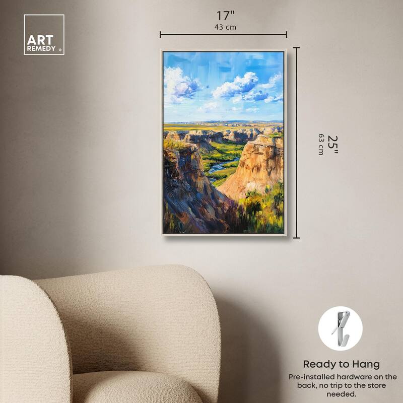Rolling Hills and Sky II Canvas by Art Remedy