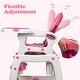 preview thumbnail 6 of 19, 5 in 1 Baby High Chair, Convertible Toddler Table Chair Set, Rocking Chair, Multi-Function Seat w/ Wheels, Adjustable Seat Back