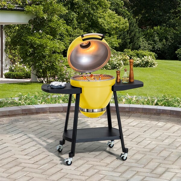 Sunjoy Kamado-Style Egg Charcoal Grill - Bed Bath & Beyond - 39687509