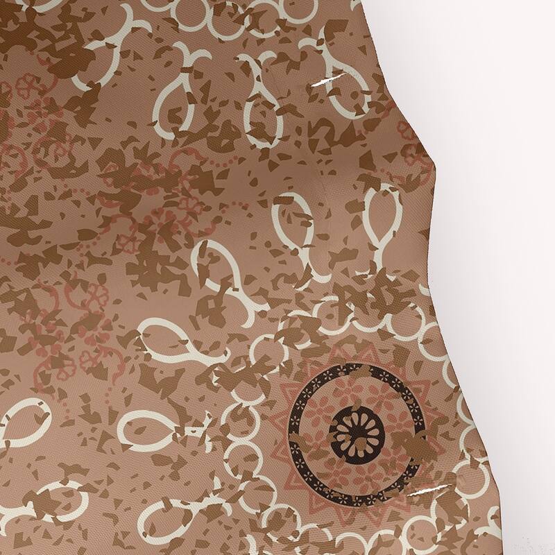 71 x 74-inch Sun Tile Geometric Print Shower Curtain