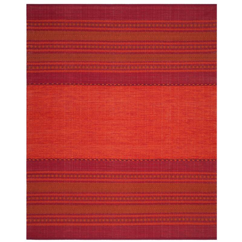 SAFAVIEH Handmade Montauk Carisbrooke Boho Stripe Cotton Flatweave Rug