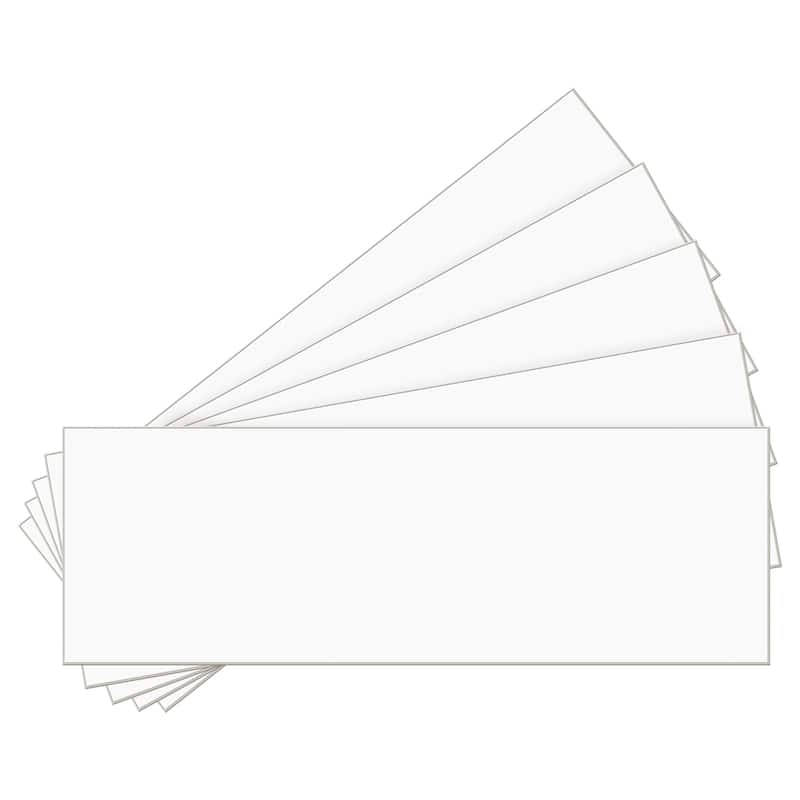 12"×4" Stone Composite Rectangular Mosaic Tile(30pcs)