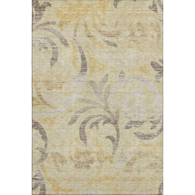 Premium Washable Super Soft Contempory Scroll Mayfield Rug