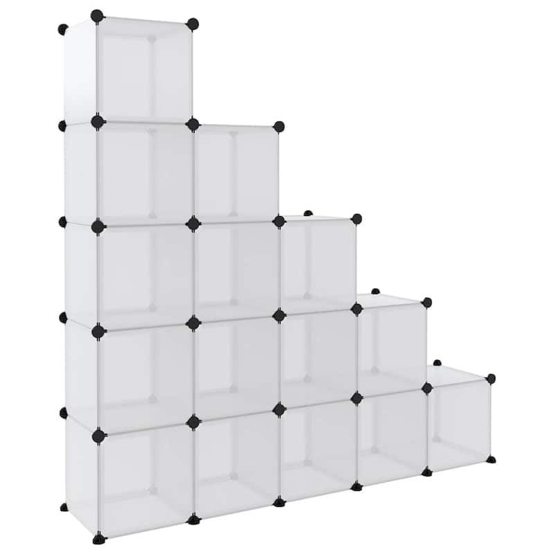 vidaXL Storage Cube Organizer with 6/12/15 Cubes