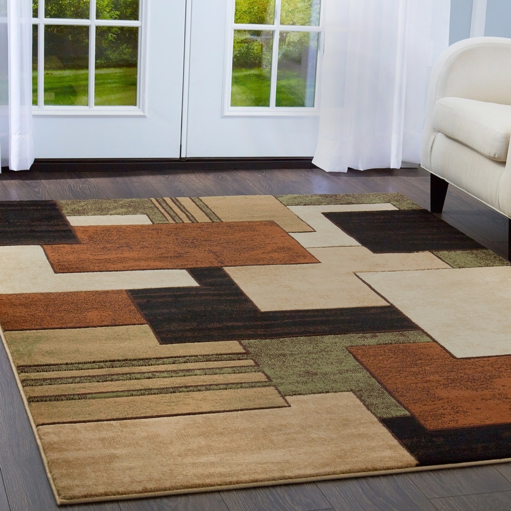 Home Dynamix Tribeca Mason Contemporary Geometric Area Rug