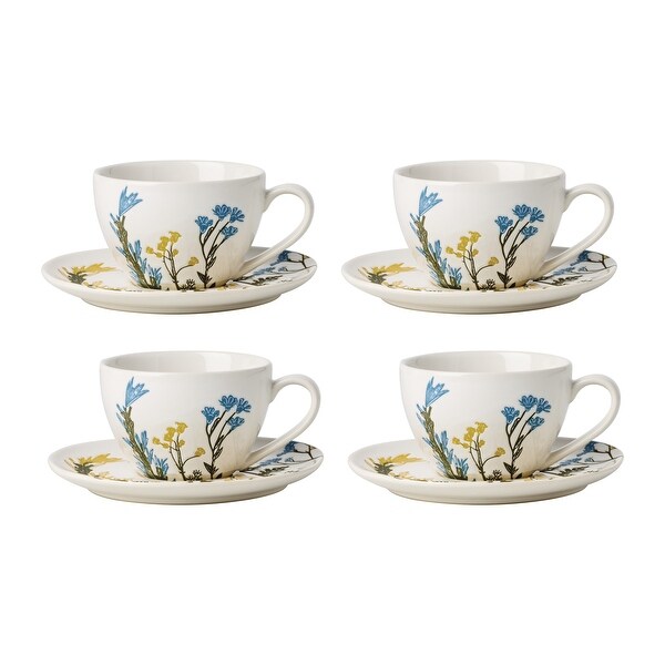Lenox Wildflowers Tea Cup & Saucer, Set of 4 - Bed Bath & Beyond