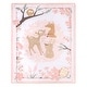 preview thumbnail 5 of 3, The Peanutshell Pink and White Fairytale Forest Crib Bedding Set for Baby Girls, 3 Piece Nursery Set