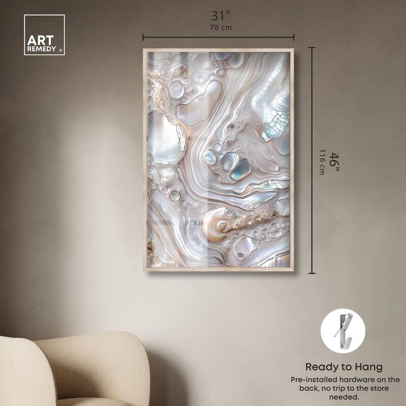 Fluid Preciousness II Shadowbox by Art Remedy