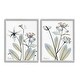 preview thumbnail 10 of 32, Stupell Modern Budding Blooms Framed Giclee Art Design By Albert Koetsier (Set of 2) 11 x 14 - Grey
