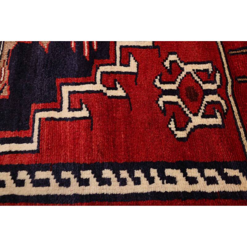 ECARPETGALLERY Hand-knotted Melis Red Wool Rug - 5'10 x 7'0