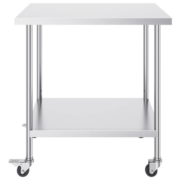 Stainless Steel Work Table 30 x 36 x 38 Inch(Only Including Coffee ...