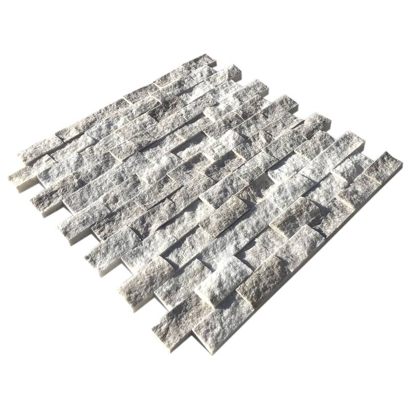 Apex Marble 1" x 2" Split Face Mosaic Tile