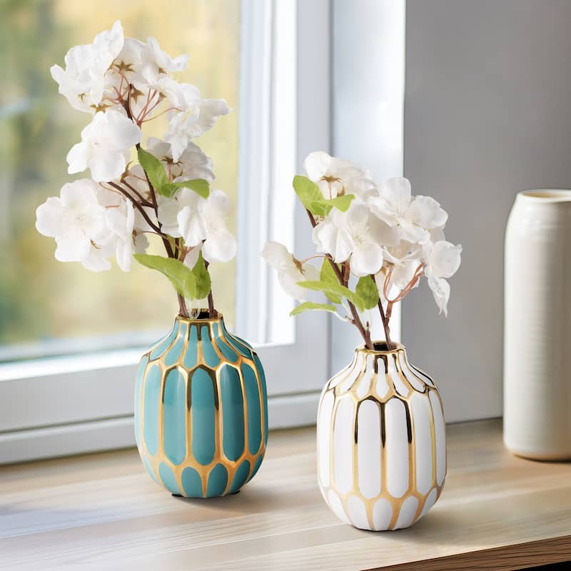 Sagebrook Home Elegant Ceramic Vase