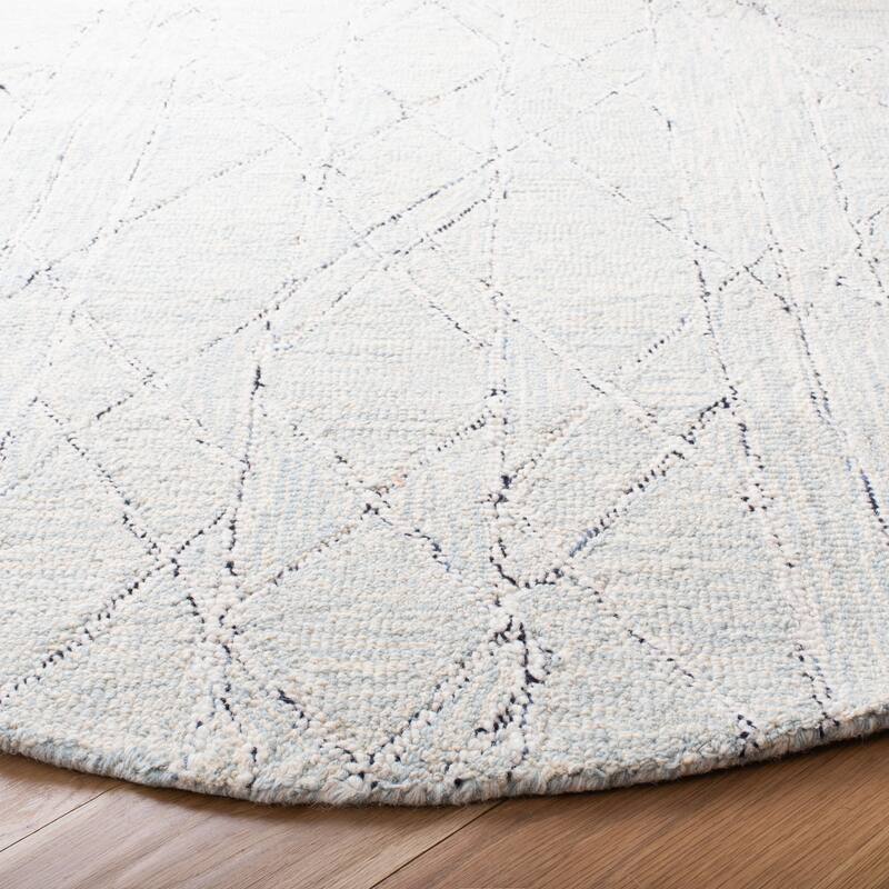 SAFAVIEH Handmade Micro-Loop Bernie Modern Wool Rug