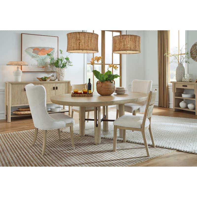 Salt Life Home Sunset Cove Sanibel Brown Upholstered Host Chair Two Pack - 24.75''W x 25.63''D x 39.47''H