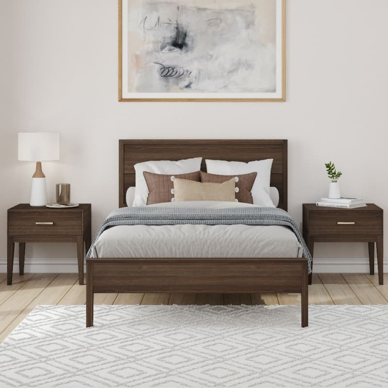 Plank and Beam Duo Full-Size Bed