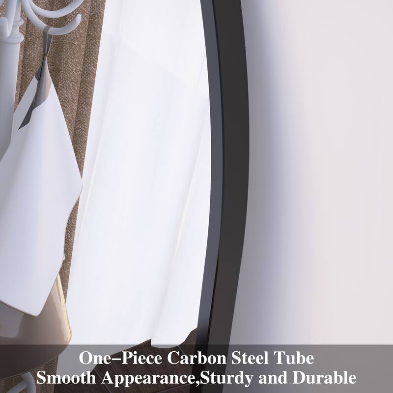 Arch Full Length Mirror 71"×32" Big Full Body Mirror for Bedroom Oversized Floor Mirror