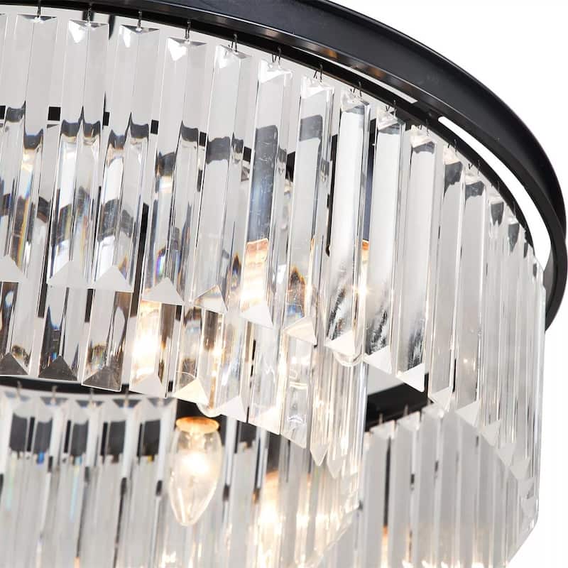Round LED Ring Pendant Light Chandelier Ceiling Light Fixture Lamp - 23" x 39"