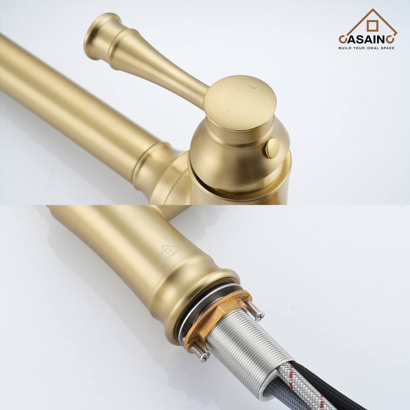 Single Handle Pull Out Sprayer Kitchen Faucet