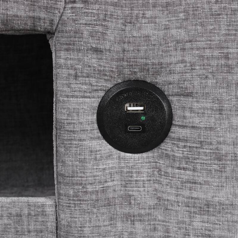 Modular L-Shaped Sectional Sofa, Pull out Sleeper Sofa Bed with Storage