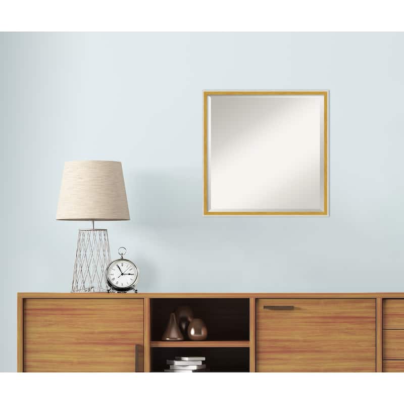 Paige Beveled Wood Framed Wall Mirror