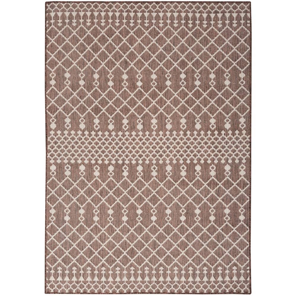 Nourison Selerno Indoor/Outdoor Moroccan Area Rug.