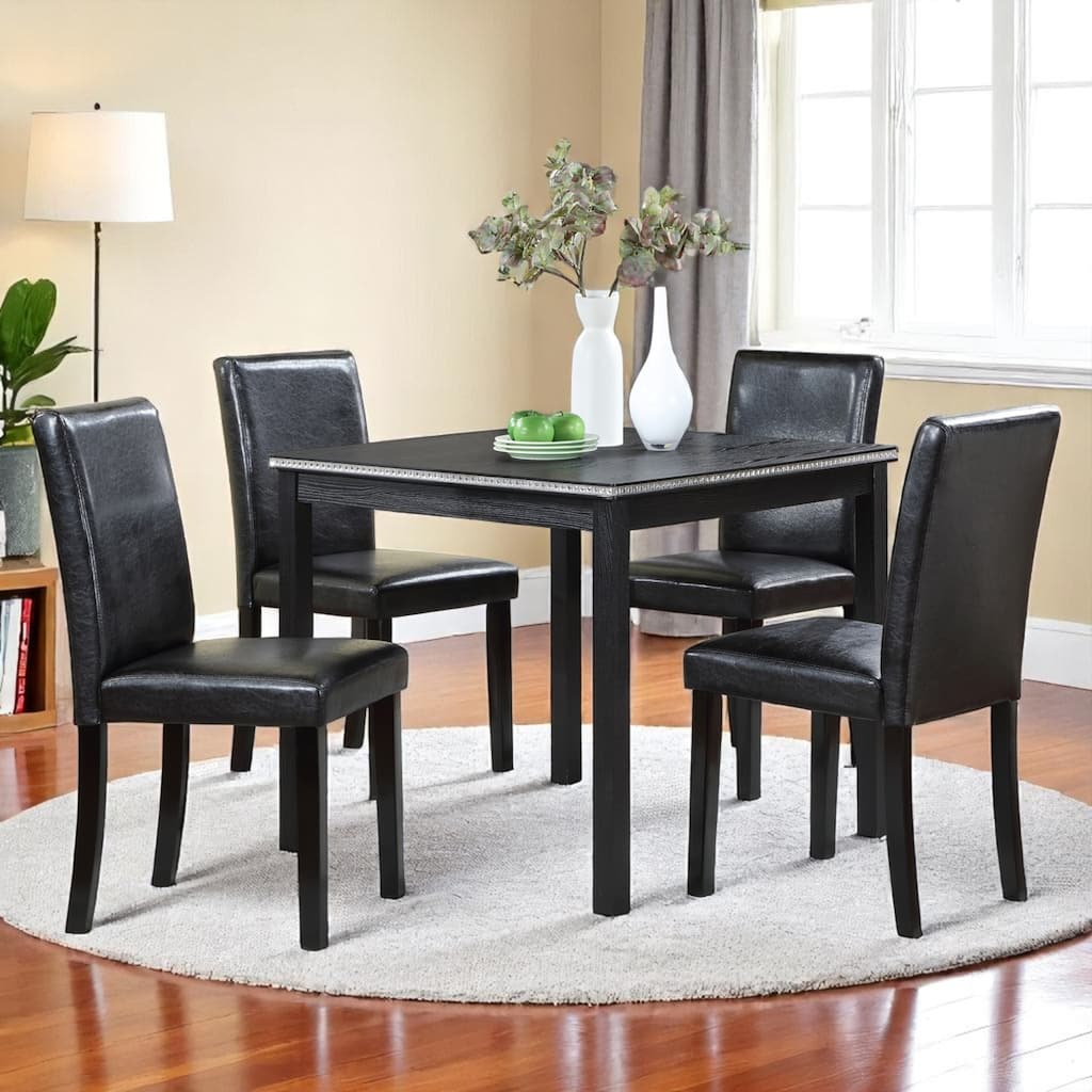 KISRAIS 5 Piece Counter Height Dining Set
