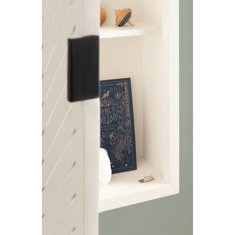 Kate and Laurel Mezzeta Tall 2-Door Bath Cabinet