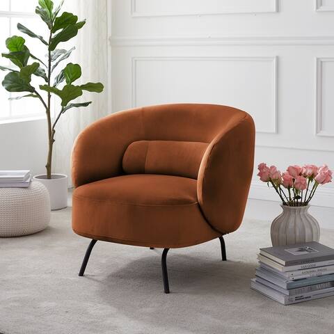Minimore 30.7" Dodo Mid-Century Modern Style Accent Chair