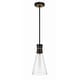 preview thumbnail 3 of 3, Crystorama Lighting Group QUN-1500 Quinn 7" Wide LED Mini Pendant