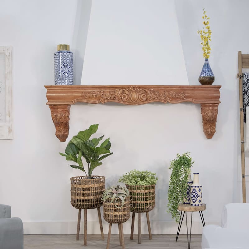 3 Pieces BAMBOO PLANTERS 11/13/15"