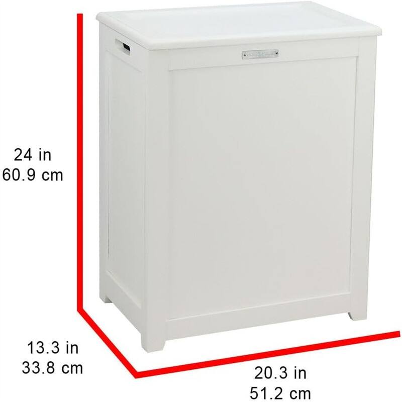 Laundry Hamper - 20.16"L x 13.31"W x 23.98"H