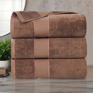 Superior Niles Cotton Ultra-Plush Absorbent Bath Towels, Set of 3