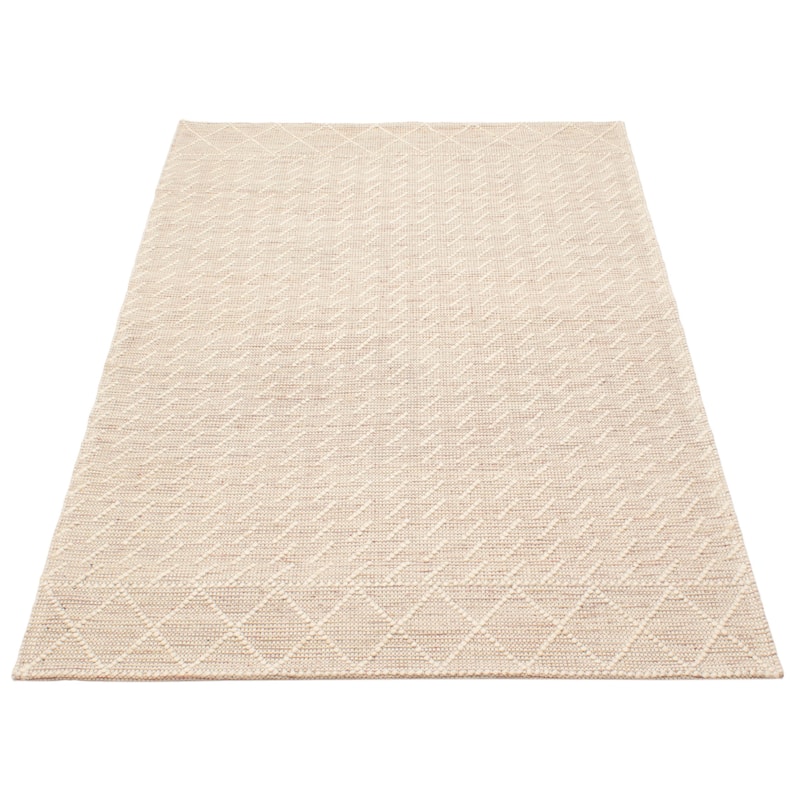 ECARPETGALLERY Braid weave Sienna Cream Wool Rug - 4'11 x 7'11