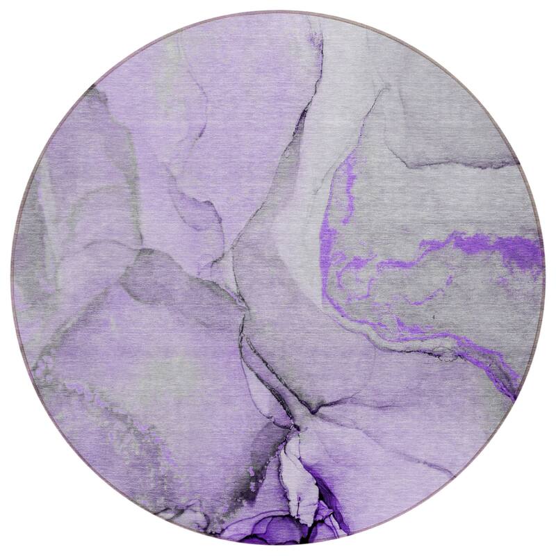 Allu Unique Abstract Weather Resistant Blended Style Outdoor Rug