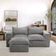 Option Grey/3 piece(ottoman)