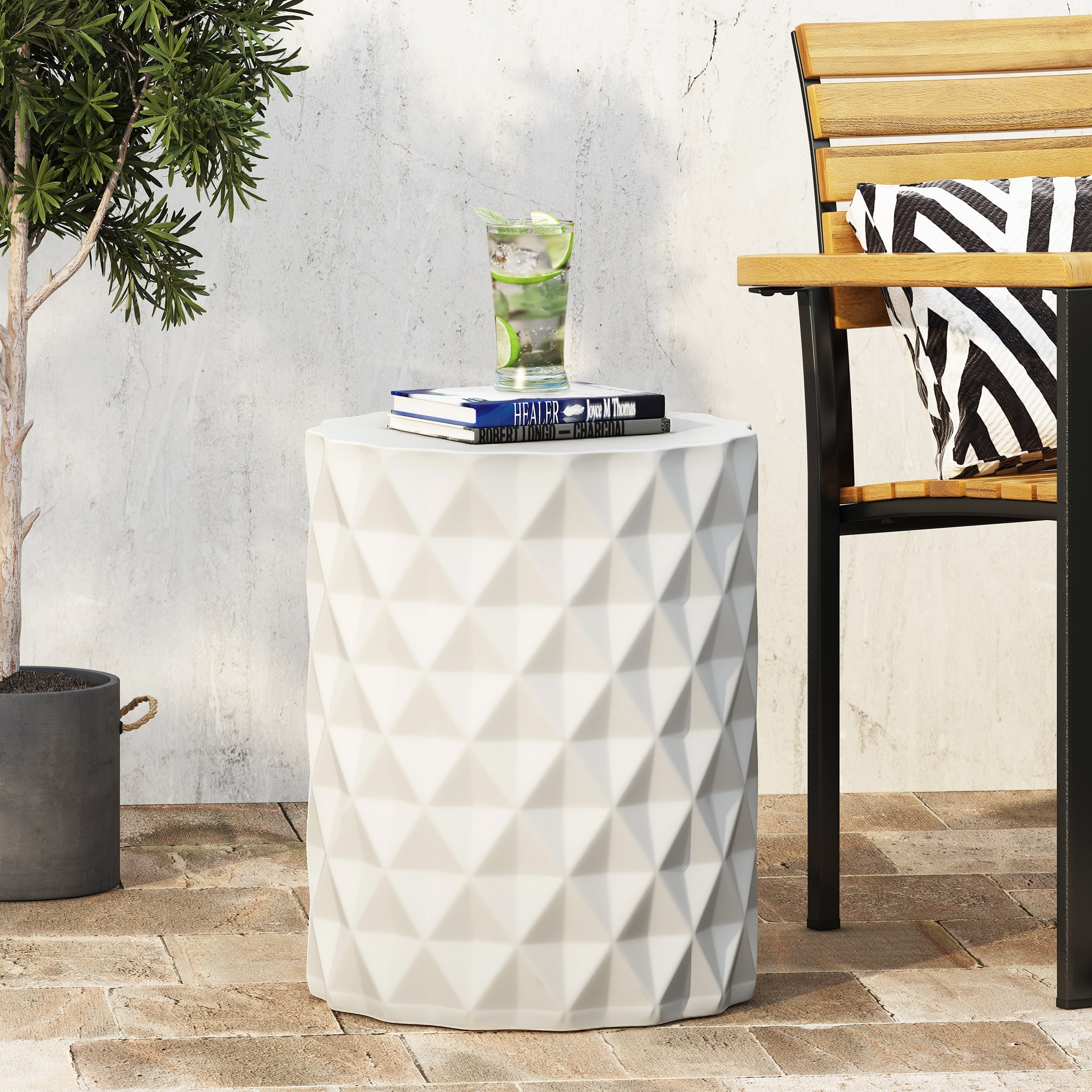 Christopher knight concrete table deals