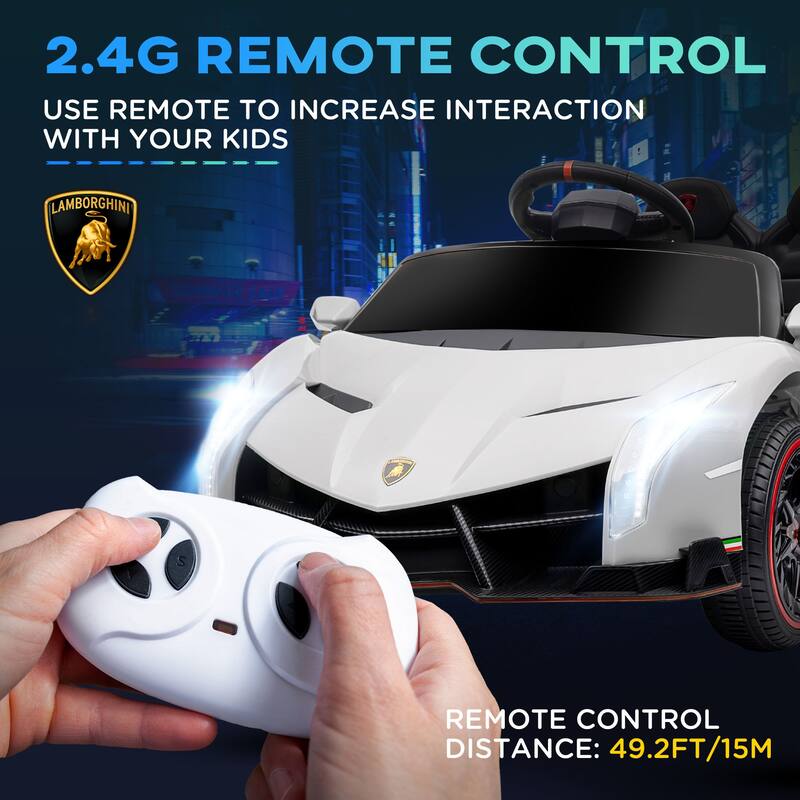 Luxury Lamborghini Kids Ride Car with Remote Control and Bluetooth for Outdoor Play and Birthday Gifts​