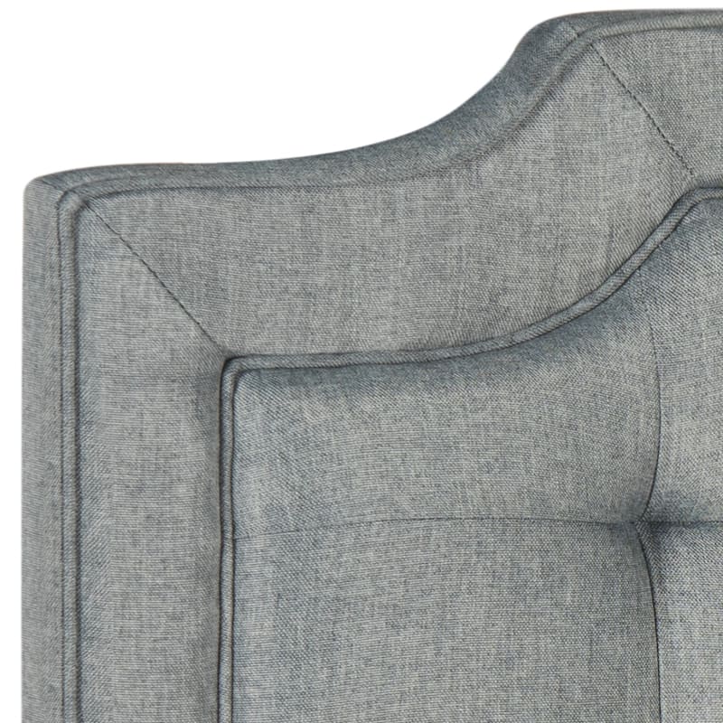 SAFAVIEH Shanika Taupe Upholstered Tufted Headboard (King)