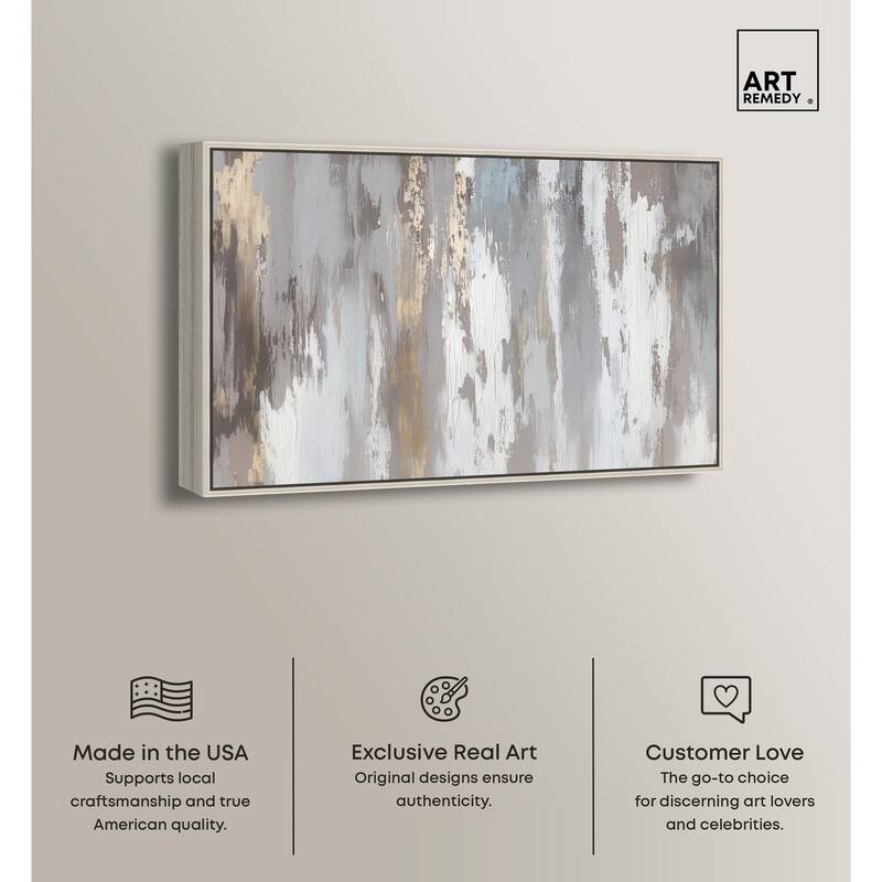Flooding Gold I Canvas by Art Remedy