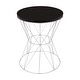 preview thumbnail 28 of 37, Kate and Laurel Mendel Round Metal End Table - 16x16x20