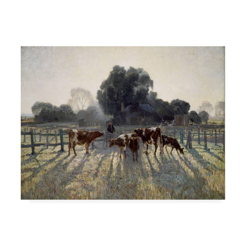 Elioth Gruner 'Spring Frost' Canvas Art