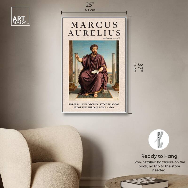 Emperor in Thought Canvas by Art Remedy