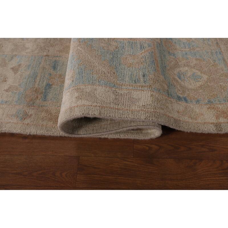 Oushak Turkish Area Rug Handmade Vegetable Dye Wool Carpet - 8'0"x 10'0"