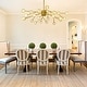 preview thumbnail 25 of 26, Modern Sputnik Chandelier Gold Glam K9 Crystal Chandelier Pendant Light