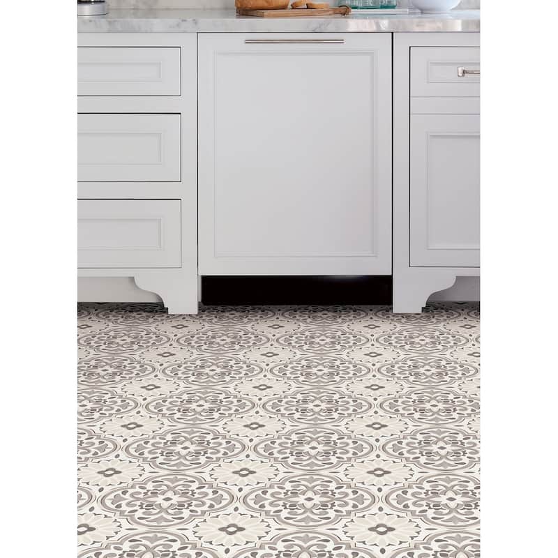 FloorPops Massimo Peel & Stick Floor Tiles