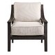 preview thumbnail 1 of 4, 31" neutral linen blended fabric beige chair