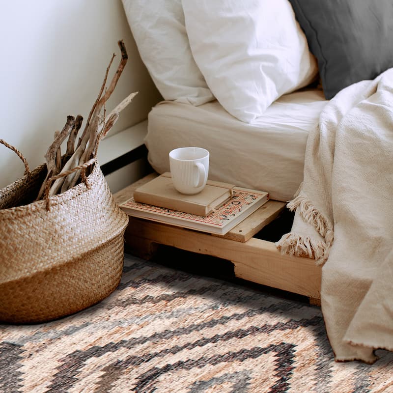 Ankara FW Beige Kilim 4'8" x 6'5" - 4'8 x 6'5